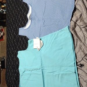 Two women's tank tops one brand new size S.